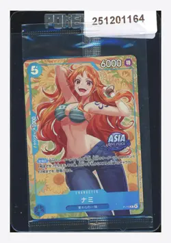 One Piece Sealed Nami Promo Alt Art 2025 P-112 Asia Edition Stamped Japanese - Image 1
