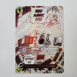 Gum-Gum Fire-Fist Pistol Red Hawk (Alternate Art) OP11-114 - R - NM - One Piece - Image 1