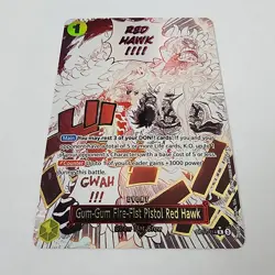 Gum-Gum Fire-Fist Pistol Red Hawk (Alternate Art) OP11-114 - R - NM - One Piece - Image 2