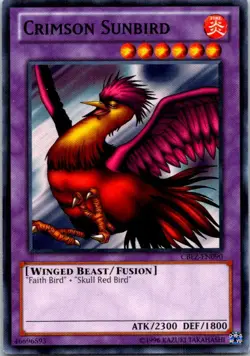 Crimson Sunbird CBLZ-EN090 Yu-Gi-Oh! Card Light Play Unlimited - Image 1