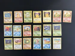 Pokemon Card Game Lot Vintage Card Lot Of 19 Some 1st Editions - Image 1