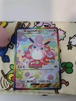 ART CARD Pokemon Card Pocket TCG Wigglytuff EX Illustration Immersive Textured - Image 1
