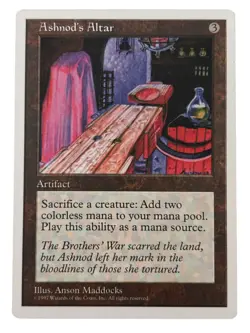 MTG Ashnod's Altar 5th Edition Light Play Regular Vintage Old School Magic - Image 1
