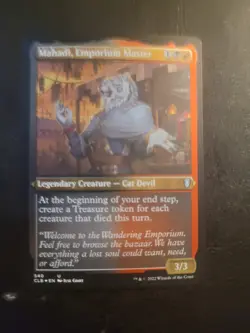 Mahadi, Emporium Master FOIL Etched Commander Legends Baldur's Gate MTG Magic LP - Image 1