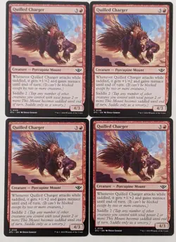 Quilled Charger x 4 - Outlaws of Thunder Junction - #139 - MTG - NM - Image 1