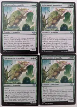 Spinewoods Armadillo x 4 - Outlaws of Thunder Junction - #182 - MTG - NM - Image 1