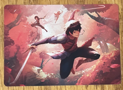 MTG Avatar: The Last Airbender Art Card, Jet, Freedom Fighter 22/54 - Image 1