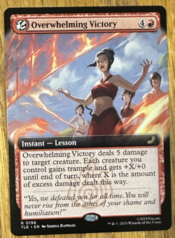 MTG: Avatar: The Last Airbender Eternal-Legal, Overwhelming Victory - Extended - Image 1