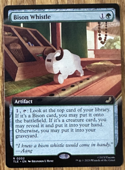MTG: Avatar: The Last Airbender Eternal-Legal, Bison Whistle - Extended Art - Image 1