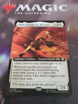 Mtg. Suki, Courageous Rescuer. Extended Art. Avatar: The Last Airbender. Nm - Image 1