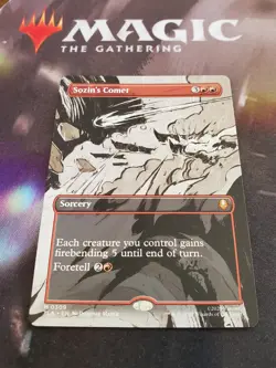 Mtg. Sozin's Comet. #309. Borderless. Avatar: The Last Airbender. Nm - Image 1