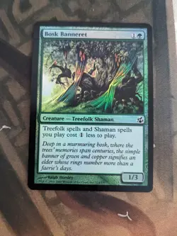 Bosk Banneret - FOIL - Common - Morningtide - Moderately Played - MTG - Image 1