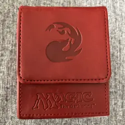 Vintage 2010 ULTRA PRO Magic The Gathering MTG RED MANA FLIP BOX MTG Deck Case - Image 1