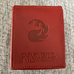 Vintage 2010 ULTRA PRO Magic The Gathering MTG RED MANA FLIP BOX MTG Deck Case - Image 2