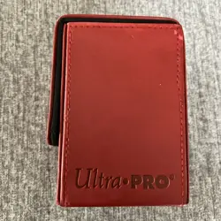 Vintage 2010 ULTRA PRO Magic The Gathering MTG RED MANA FLIP BOX MTG Deck Case - Image 4