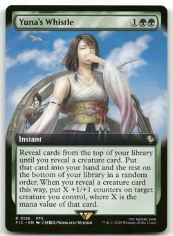 Yuna's Whistle (Extended Art) #126 MTG Final Fantasy FIC NM X1 - Image 1