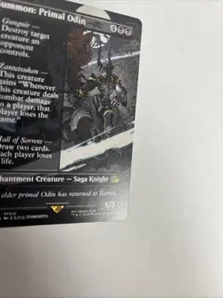 Summon: Primal Odin Borderless Nonfoil MTG - Image 2