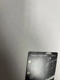 Summon: Primal Odin Borderless Nonfoil MTG - Image 4