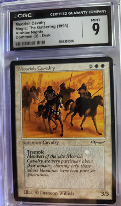 MTG - Moorish Cavalry - Arabian Nights - 1993 CGC Grade 9 - Image 1