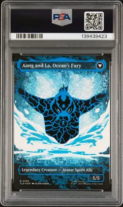 2025 MTG AVATAR TLA #0359 AANG AND LA, OCEAN'S FURY/AANG, SWIFT SAVIOR PSA 10 - Image 2