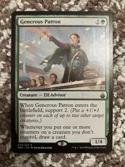 Generous Patron Battlebond Regular | Magic: The Gathering - Image 1