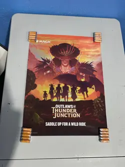 MtG Outlaws of Thunder Junction Foil Promotional Poster - Image 1