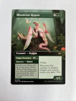Bloomvine Regent Claim Territory - Borderless - Tarkir: Dragonstorm TDM - MTG - Image 2