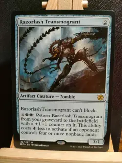 Razorlash Transmogrant - The Brothers' War - Rare - NM (see pics) MTG - Image 1