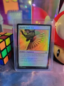 Kyoshi Battle Fan Magic The Gathering Avatar: The Last Airbender Foil Common NM - Image 1