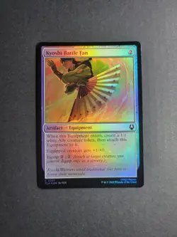 Kyoshi Battle Fan Magic The Gathering Avatar: The Last Airbender Foil Common NM - Image 2