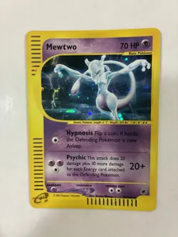 🥇Mewtwo 20/165 Holo Rare Pokemon Expedition WOTC 2002 Beautiful Card - Image 2