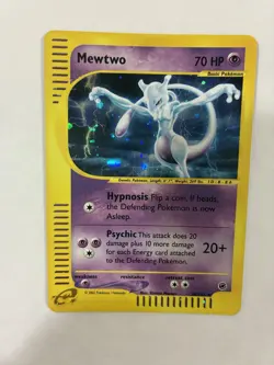 🥇Mewtwo 20/165 Holo Rare Pokemon Expedition WOTC 2002 Beautiful Card - Image 5