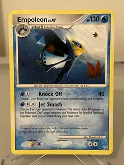 Pokemon Card Empoleon (26/127) Platinum Rare Non-Foil - MP - Image 1
