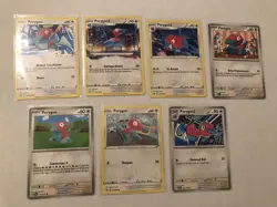 Lot Of 7 Porygon and Porygon2 Pokemon Cards - Image 1