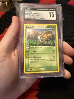 Beautifly 6/17 Pop 1 Series Uncommon Pokemon Card CGC 10 - Image 1