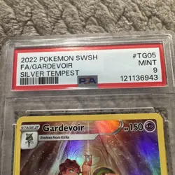 Pokemon Gardevoir TG05/TG30 Silver Tempest Trainer Gallery Holo PSA 9 - Image 3