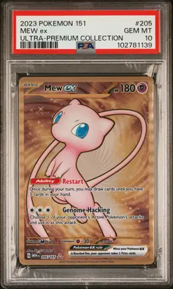 Mew Ex Pokemon 151 Ultra-Premium Collection 205/165 METAL PSA 10 - Image 1