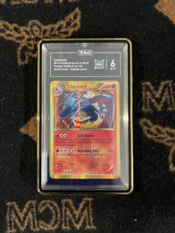 TAG 6 Charizard 136/135 - Plasma Storm Graded Pokemon Card - Image 1