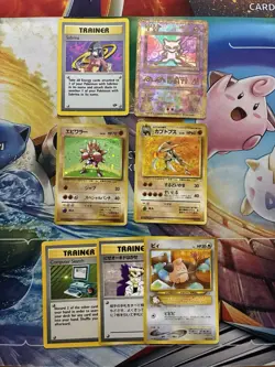 Vintage Pokemon Card Lot WOTC Holo Etc Fire Ancient Mew Sabrina - Image 1