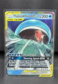 Pokemon Magikarp & Wailord GX Sun & Moon SM166 Promo - Image 1