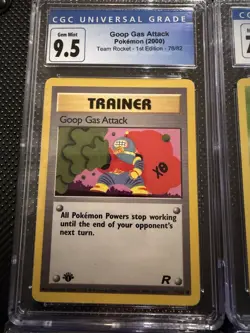 4 Graded Pokemon Card Slabs Lot CGC Vintage Collection - Image 2
