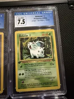 4 Graded Pokemon Card Slabs Lot CGC Vintage Collection - Image 3