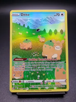 Pokemon TCG Ditto Crown Zenith Galarian Gallery Card GG22/GG70 - Image 1