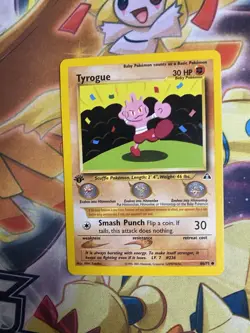 1st Edition Tyrogue 66/75 Neo Discovery WOTC Pokemon (NM) - Image 1