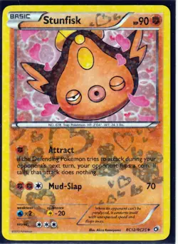 2013 POKEMON 3 Legendary Treasures RADIANT Collection-TORCHIC+PURRLOIN+STUNFISK - Image 4