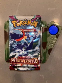 22.3g HEAVY Pokemon Scarlet & Violet Paldea Evolved Booster Pack SEALED - Image 1