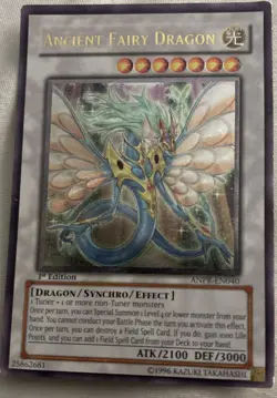 2009 YU-GI-OH! ANPR-ANCIENT PROPHECY EN040 ANCIENT FAIRY DRAGON 1ST EDITION RARE - Image 1
