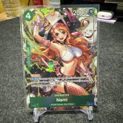 IN HAND! English One Piece CCG Nami Alt Art OP14-031 The Azure Sea's Seven NM - Image 1