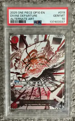 2025 ONE PIECE OP10-ROYAL BLOOD 019 DIVINE DEPARTURE ALTERNATE ART - Image 1