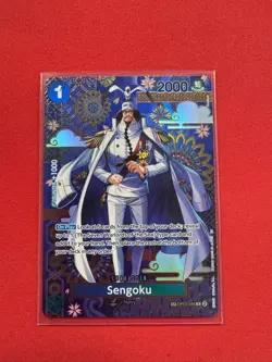 Bandai One Piece CCG Sengoku SP Full Art Holo Card OP07-046 2000 Power - Image 1